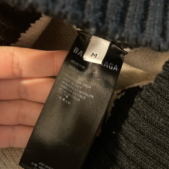 Balenciaga all over cropped wool sweater - Picture 3 of 4